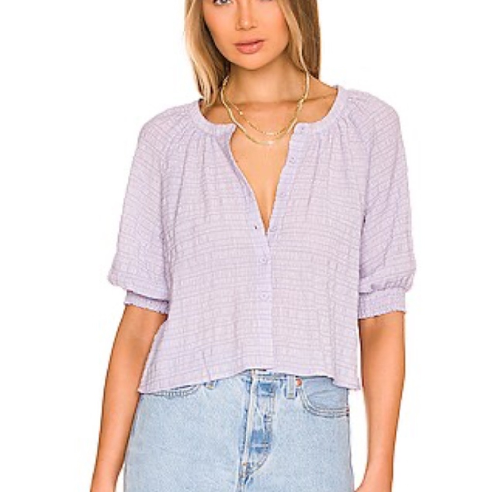 BB Dakota Steve Madden Pleasant Demeanor Top in Lilac